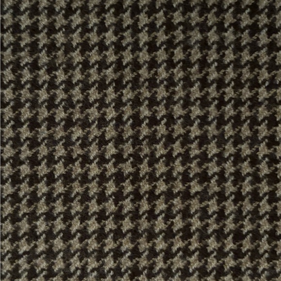 Vintage Talbots Lined Skirt Women's Size 16 Wool Brown Houndstooth A-Line - Picture 5 of 11